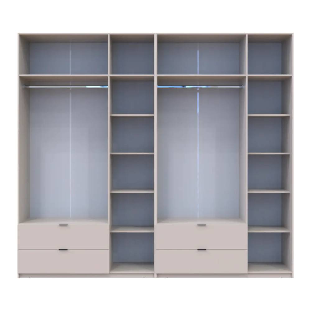 Шафа для одягу Doros Лукас Кашемір 3+3 ДСП 270х50х240 DRS-011715 (42005116) Львів - фото 5