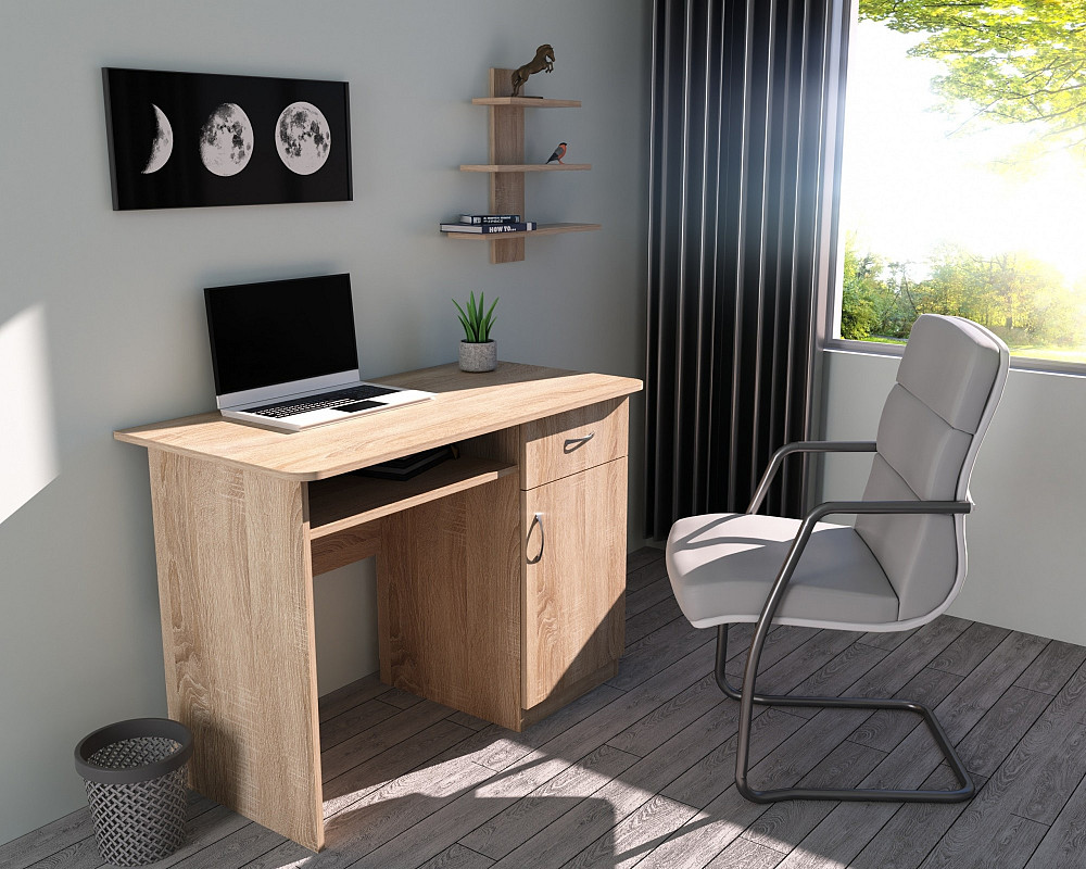 Стіл письмовий СП-1 №10, Дуб Сонома, 1100/550/760 Львів - фото 1