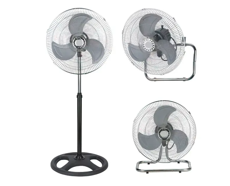 Підлоговий вентилятор металеві лопаті 3 штуки DOMOTEC MS-1622 Industrial 3в1 Одеса - фото 6