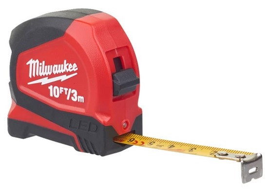 Рулетка MILWAUKEE з підсвіткою 3 м 48226602 Одесса - изображение 1