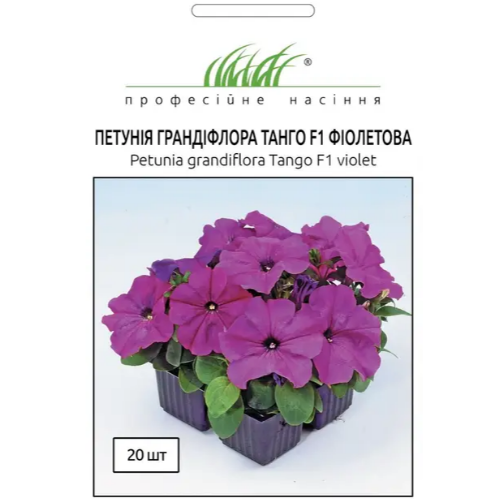 Петунія грандіфлора Танго F1 фіолетова 20шт Професійне насіння Житомир - фото 2