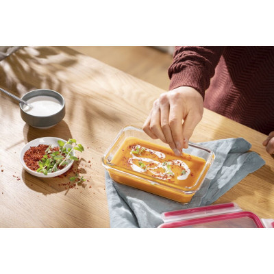 Харчовий контейнер Tefal Masterseal Glass7 Red 0.7 л (N1040610) Вінниця - фото 12