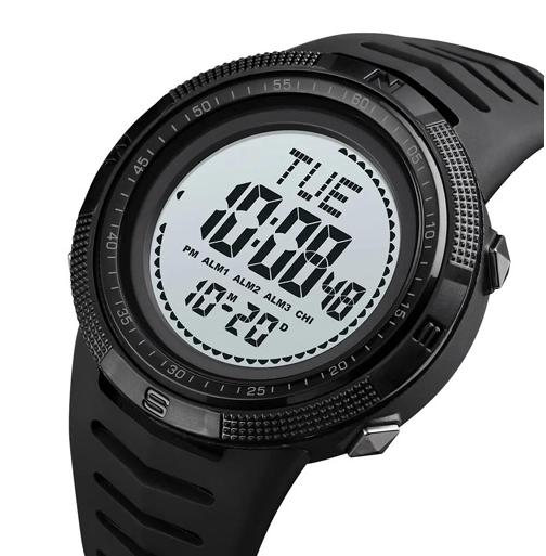 Годинники наручні SKMEI 2147BKWT, ЧОРНО-БІЛИЙ, Компас, 10322 Дніпро - фото 3