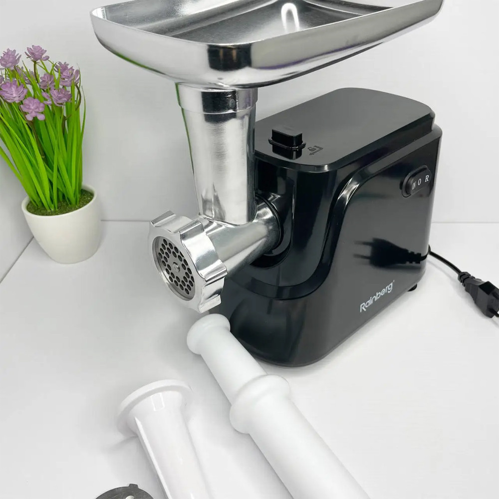 Электрическая мясорубка 2600Вт, Rainberg RB-677 /Кухонная мясорубка / Электро мясорубка шнековая Киев - изображение 6