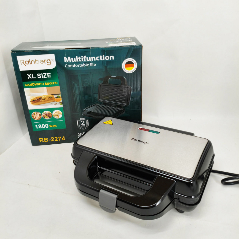 Гриль для приготування різних страв, Універсальний гриль для їжі, Бутербродниця побутова YE-25 Львів - фото 5