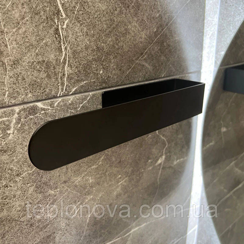 Полотенцедержатель Navin 230 мм, черный матовый Черновцы - изображение 5