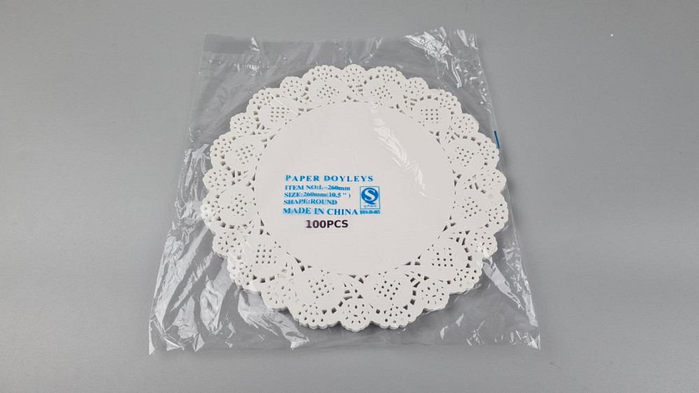 Салфетка ажурная Ф26 (100шт) Бежевая (1 пачка) Харьков - изображение 1