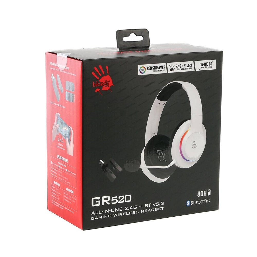 Bluetooth-гарнітура Bloody GR520 White ( 10735 ) Харьков - изображение 17