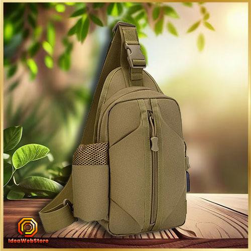 Слінг сумка тактична водонепроникна через плече для походів, тренувань і міського носіння Київ - фото 1