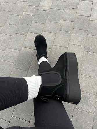 PLPS Угги жіночі PLPS 5854-13 чорні (зима, замша натуральна) (5681) Коломия