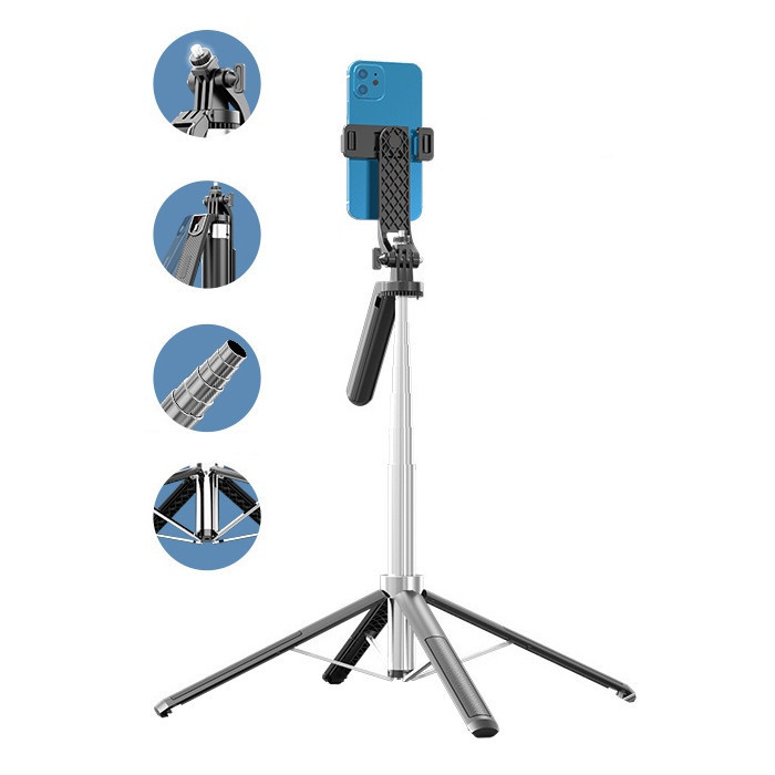 Штатив для телефона с пультом на четырех ножках 45-180см AC Prof P180 Киев - изображение 2