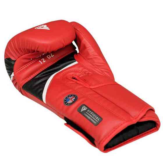 Боксерські рукавиці RDX AURA PLUS T-17 Red/Black 14 унцій (капа в комплекті) Кам'янське