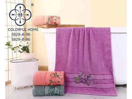 Рушник 100*50 махровий арт.5829 ТМ Colorfulhome   Solmir Київ