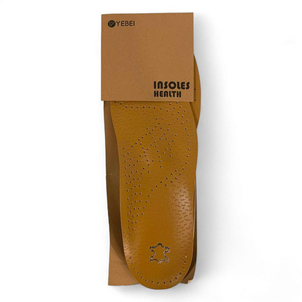 Ортопедические стельки Insoles Health с супинатором, кожаные, анатомические, для поддержки стопы, разные разме Харьков - изображение 8