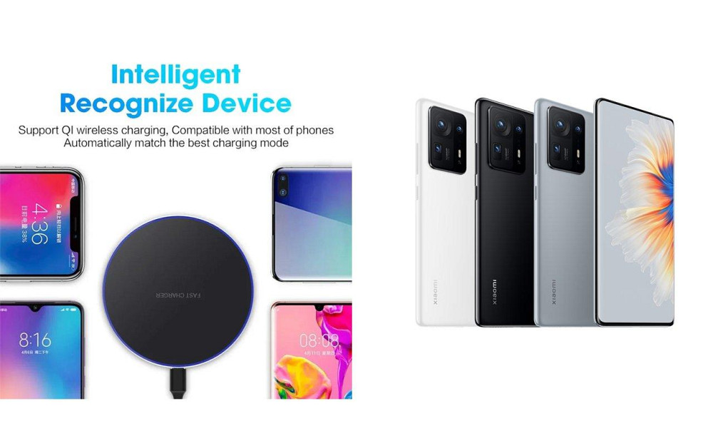 Бездротовий зарядний пристрій Copper до 30W для Samsung Galaxy S22, S22+, S22 Ultra, USB-C, LED Київ - фото 4