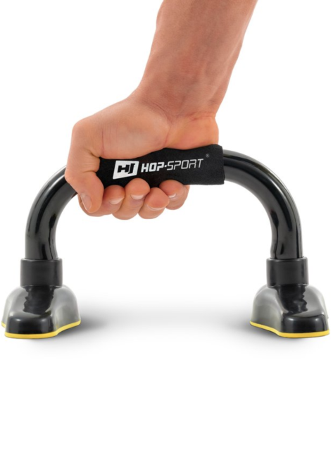 Упоры для отжиманий металлические HS-M020PU черно-желтые Киев - изображение 5