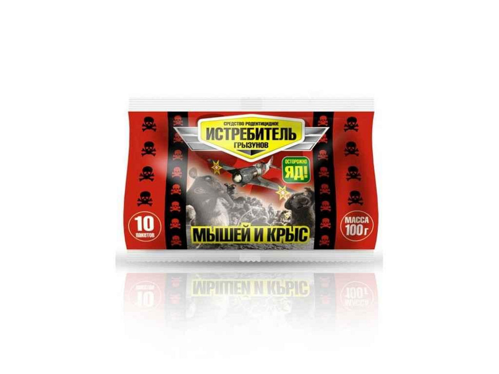 Отрута ВИНИЩУВАЧ МИШЕЙ ТА ЩУРІВ (Истребитель) 100Г ТМ O.L.KAR Київ - фото 1