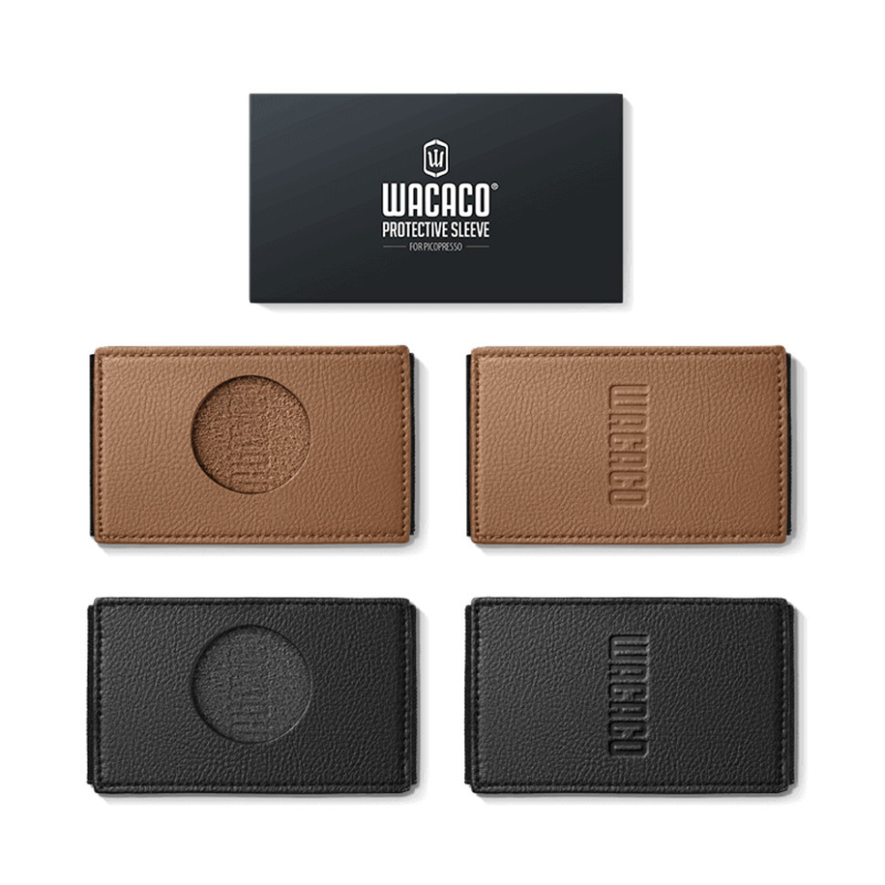 Чохол для портативної кавоварки Wacaco Picopresso, набір 2 шт, чорна-коричнева Київ - фото 2