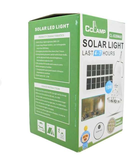 Світлодіодна лампа із сонячною панеллю CL 028 Max НФ-00008358 Одеса - фото 10