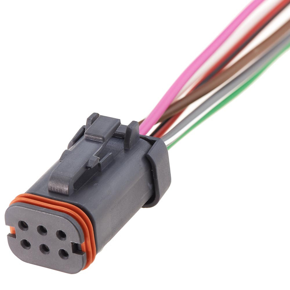 Разъем коннектор с проводом, 6-кон., Спецтехника, DT16-6SB-KP01, DEUTSCH Америка, Британия, CAT, JCB, MAN Киев - изображение 1