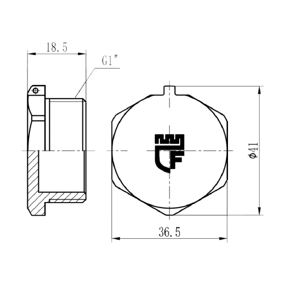 Заглушка Thermo Alliance Forte 1" НР SF35325 Київ