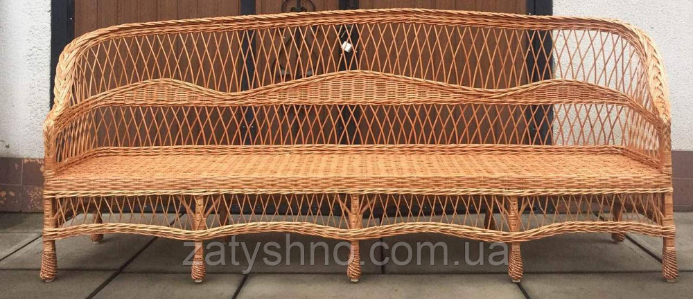 Диван плетеный длинный 2, 7 метра Киев - изображение 5