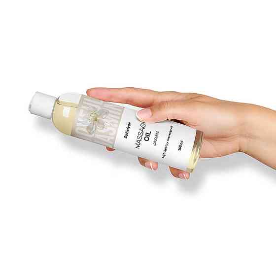 Розпродаж!!! Масажна олія Satisfyer Massage Oil Jasmin 250 мл (термін 30.04.2027) Sex Aura Київ