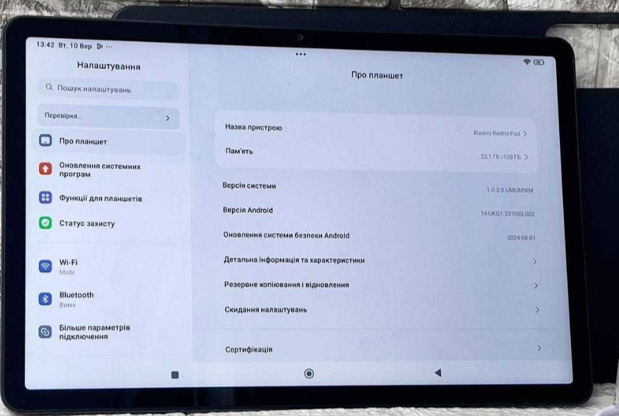 Планшет: Xiaomi Redmi PAD 128Gb. Київ - фото 2