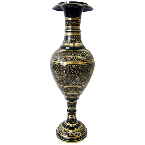 Ваза бронзова чорна інтер'єрна Київ - фото 1