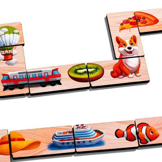 Дерев'яне доміно "Половинки" (ПСД266) PSD266 Вінниця