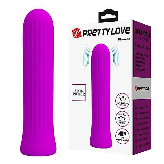 Мини-вибратор PRETTY LOVE Blanche фуксия, 10 х 2 см Sex Aura Киев