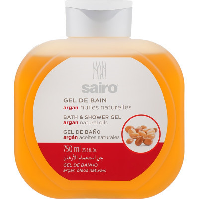 Гель для душа Sairo Bath And Shower Gel Арган 750 мл (8433295051372) Винница - изображение 1