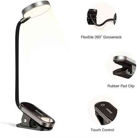 Світильник Baseus Comfort Reading Mini Clip Lamp Dark Gray Київ