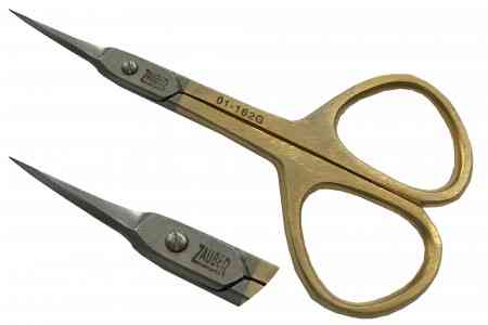 Ножиці для кутикули 18 мм Zauber для шкіри 01-162G Запоріжжя