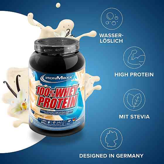 Протеїн Ironmaxx 100% Whey Protein 900 g (French vanilla) Луцьк