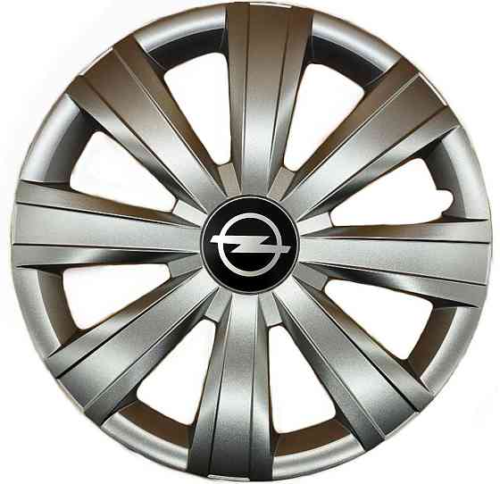 Автомобильные модельные колпаки R15 Opel 328 4шт, SJS, серебряные Киев