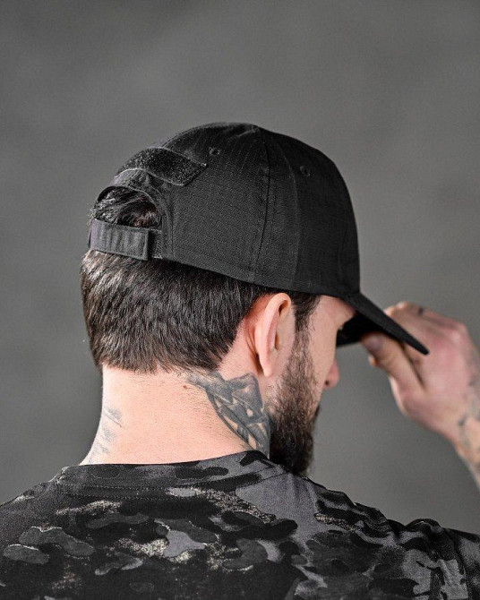 Тактична Бейсболка наявності чорна ДЛ6321 Одеса - фото 3