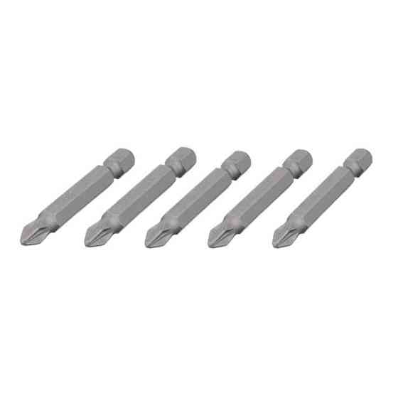 Комплект викруткових насадок, PZ2, 1/4"×50 мм, ACR, S2, 5 од., STORM Львів