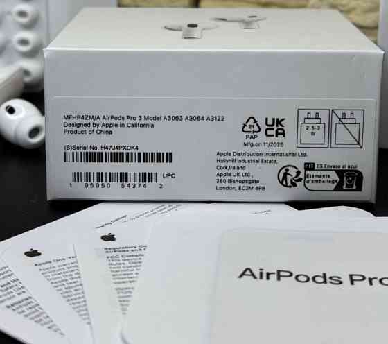 Новые AirPods Pro 3!! + чехол у ПОДАРОК!!! Харьков