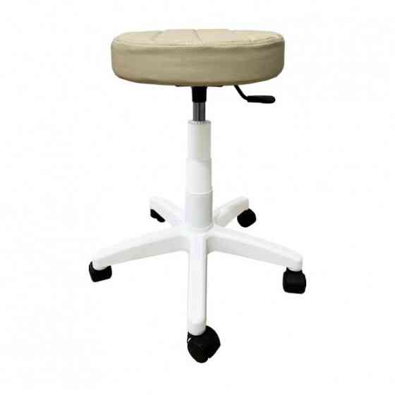 Стілець для майстра без спинки Йола на белой ніжці Київ