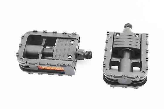 Педалі FOLDING складані 9/16" (100x70x30mm) пластикові, чорні Київ