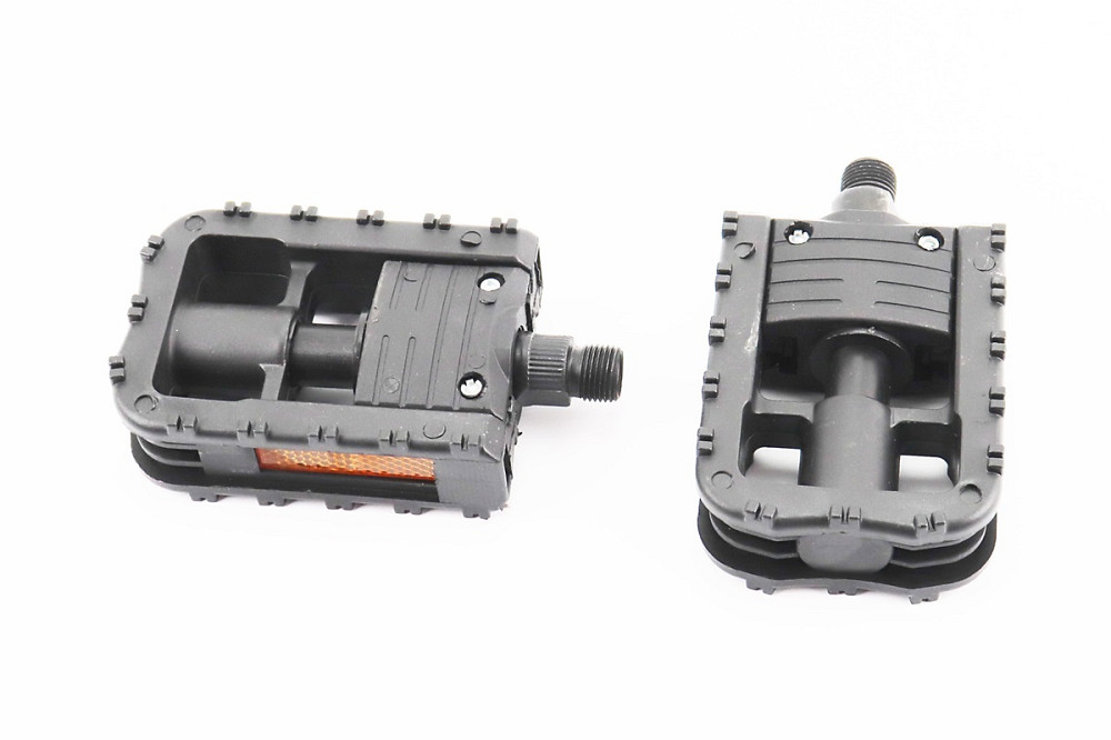 Педалі FOLDING складані 9/16" (100x70x30mm) пластикові, чорні Київ - фото 1