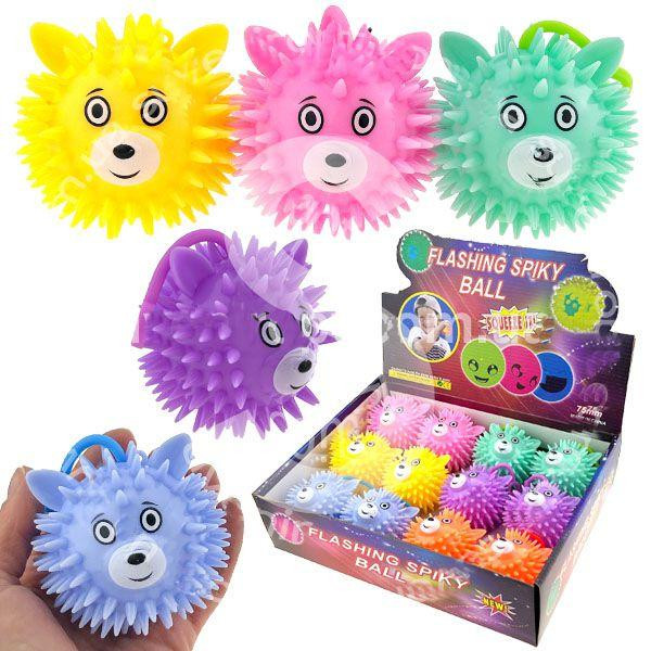 Игрушка мячик массажный светяшка Голова льва 12 шт Киев - изображение 1