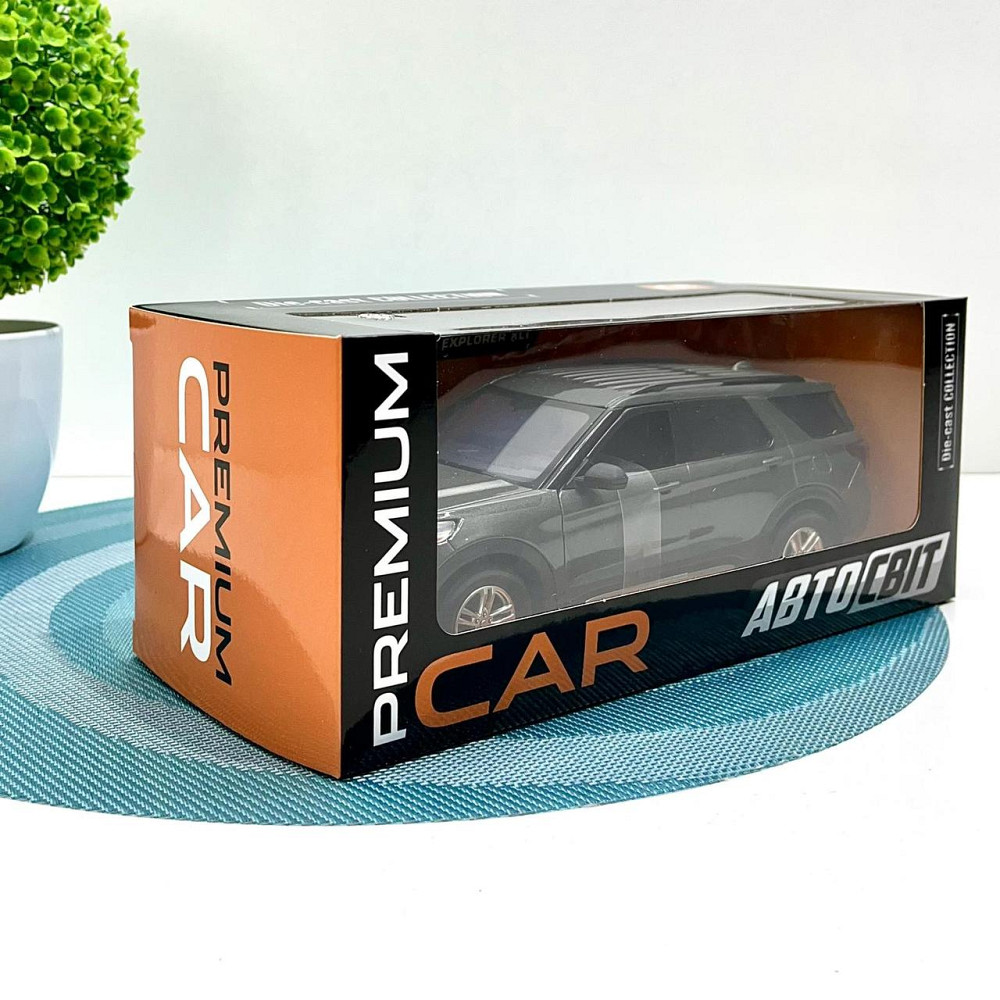 Машина Автосвіт Ford Explorer XLT інерційна металева відчиняються двері 21 см Сіра (AP-1922) Чернігів - фото 3