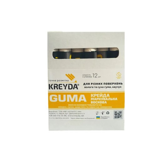 Для Гуми, крейда воскової розмічальний (жовті) GUMA Павлоград - фото 3