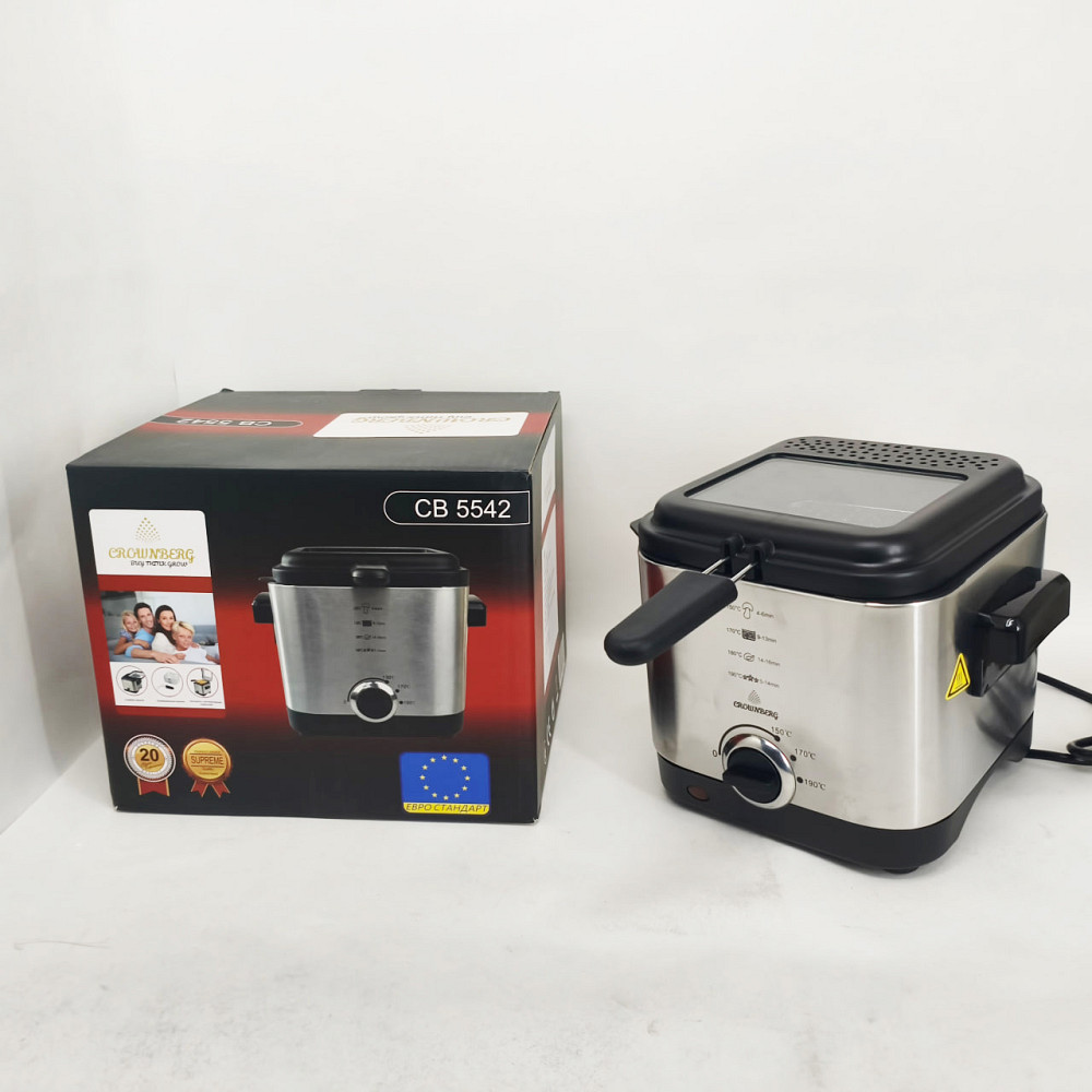 Фритюрниця для дому на 1.5л Crownberg CB-5542 1200Вт SN-70 Львів - фото 11