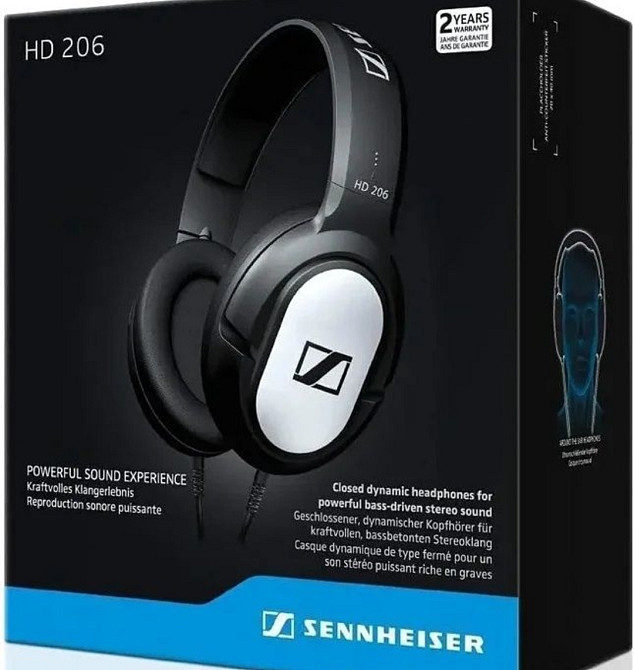 Новые наушники Shennheiser HD-206 Киев - изображение 4