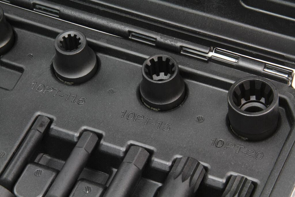 Набір спец головок для обслуговування та ремонту гальмівних супортів у кейсі Mar-Pol (M58279) Нововолинськ - фото 4