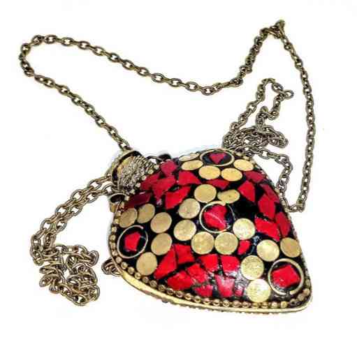 Аромакулон бронза с коралом Киев