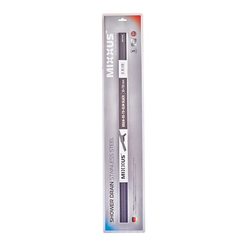 Душевой трап из нержавеющей стали SUS304 Mixxus Drain-05-70-Slim Black 30x700 мм черный Харьков - изображение 9